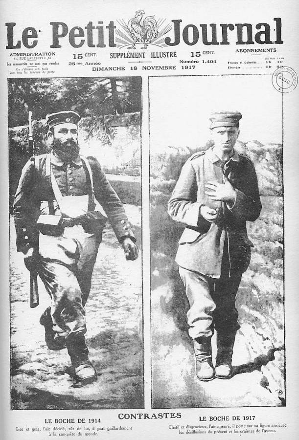 1917 11 18 Contrastes entre le boche de 1914 et  celui de 1917 Le Petit Journal.jpg
